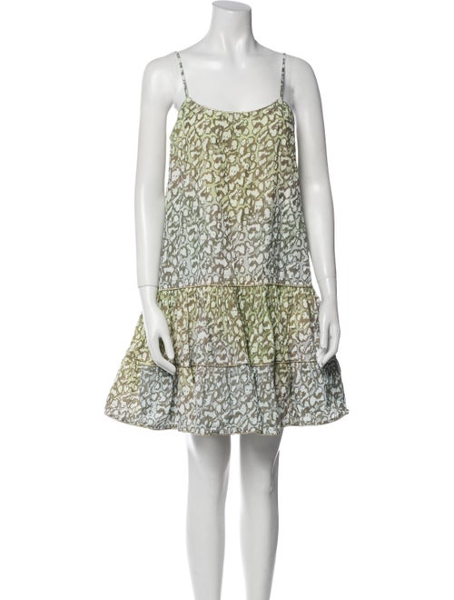 Juliet Dunn Printed Mini Dress