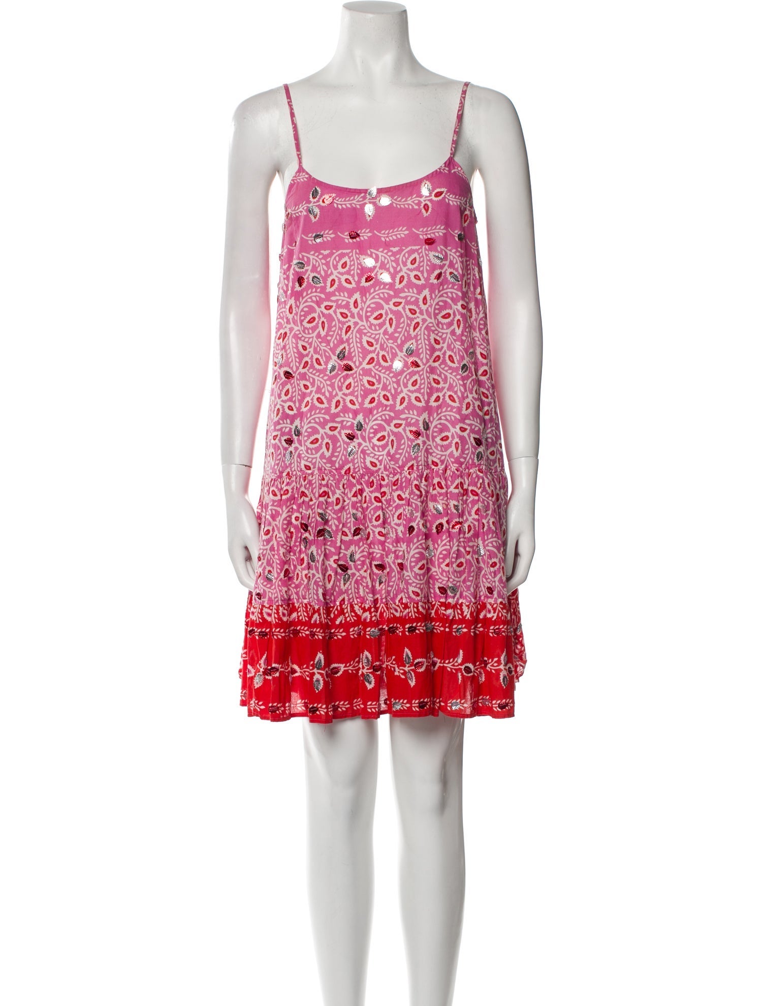 Juliet Dunn Printed Mini Dress