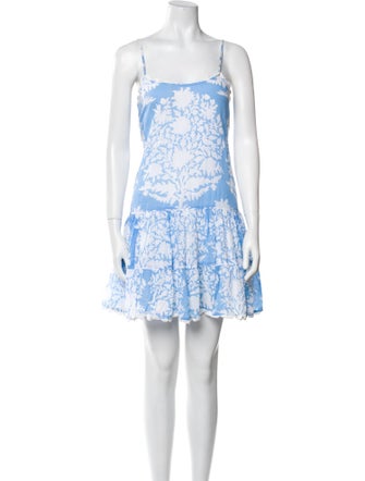 Juliet Dunn Printed Mini Dress