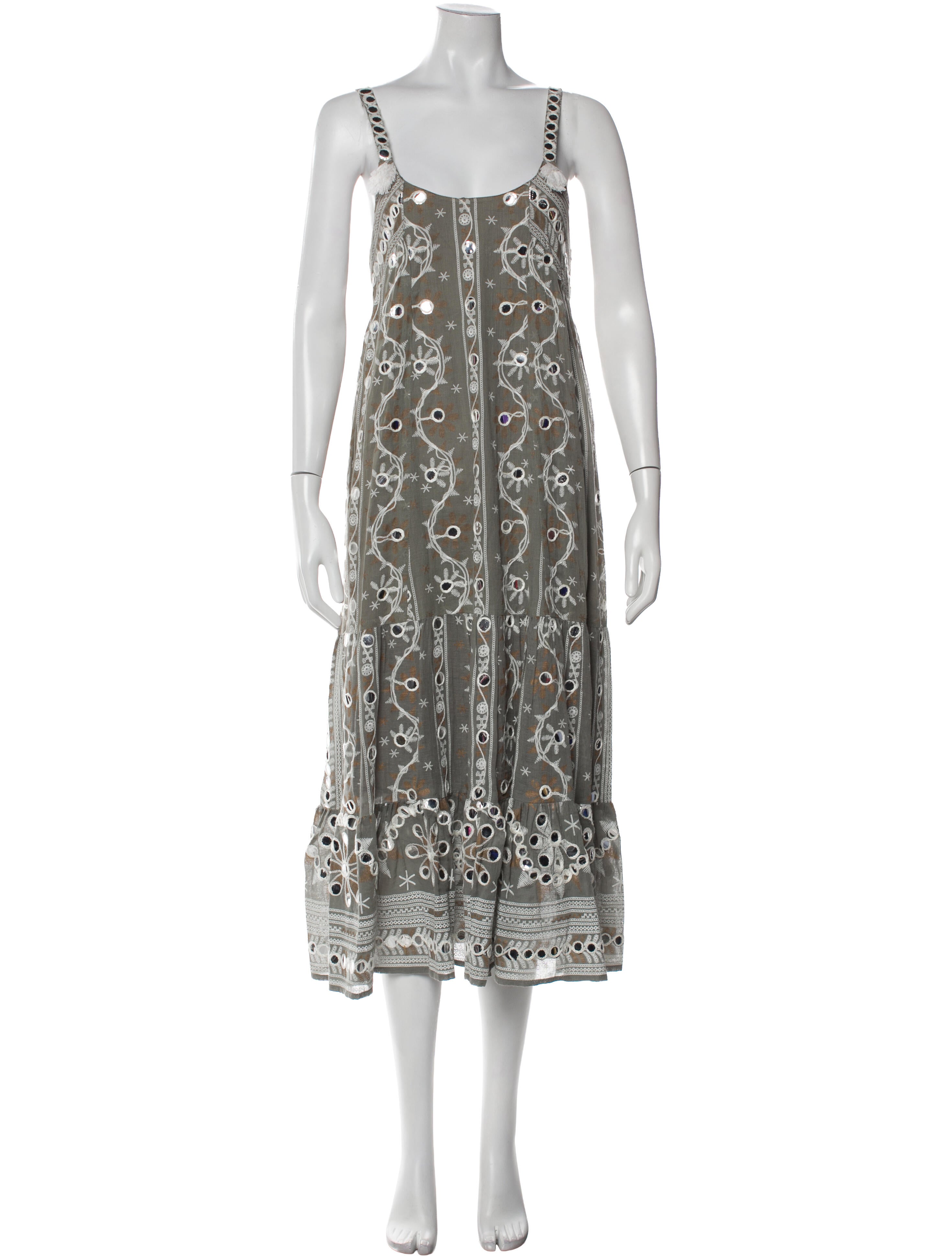 Juliet Dunn Printed Long Dress