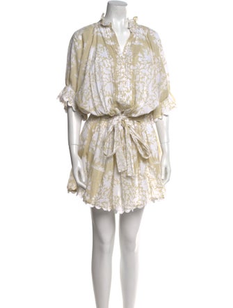 Juliet Dunn Printed Midi Length Dress