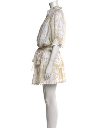 Juliet Dunn Printed Midi Length Dress