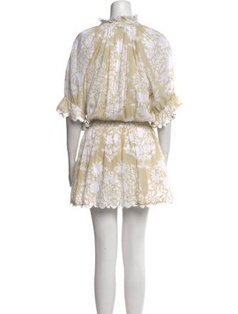 Juliet Dunn Printed Midi Length Dress