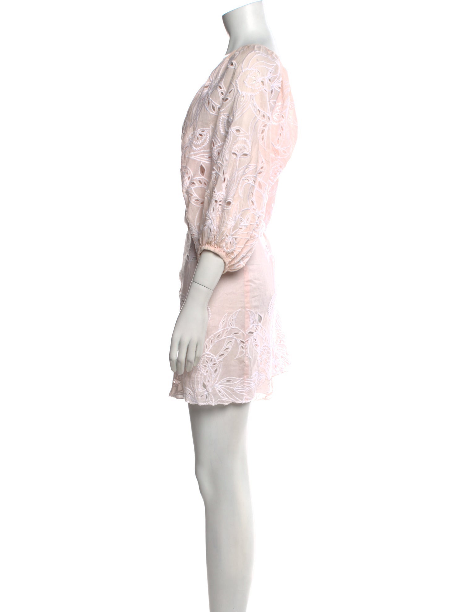 Juliet Dunn Scoop Neck Mini Dress