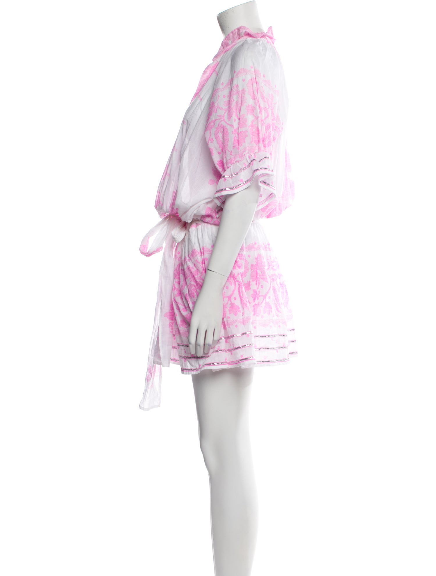 Juliet Dunn Printed Mini Dress