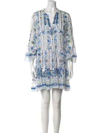 Juliet Dunn Printed Mini Dress
