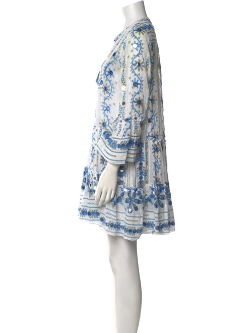 Juliet Dunn Printed Mini Dress