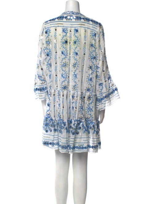 Juliet Dunn Printed Mini Dress