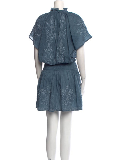 Juliet Dunn V-Neck Mini Dress