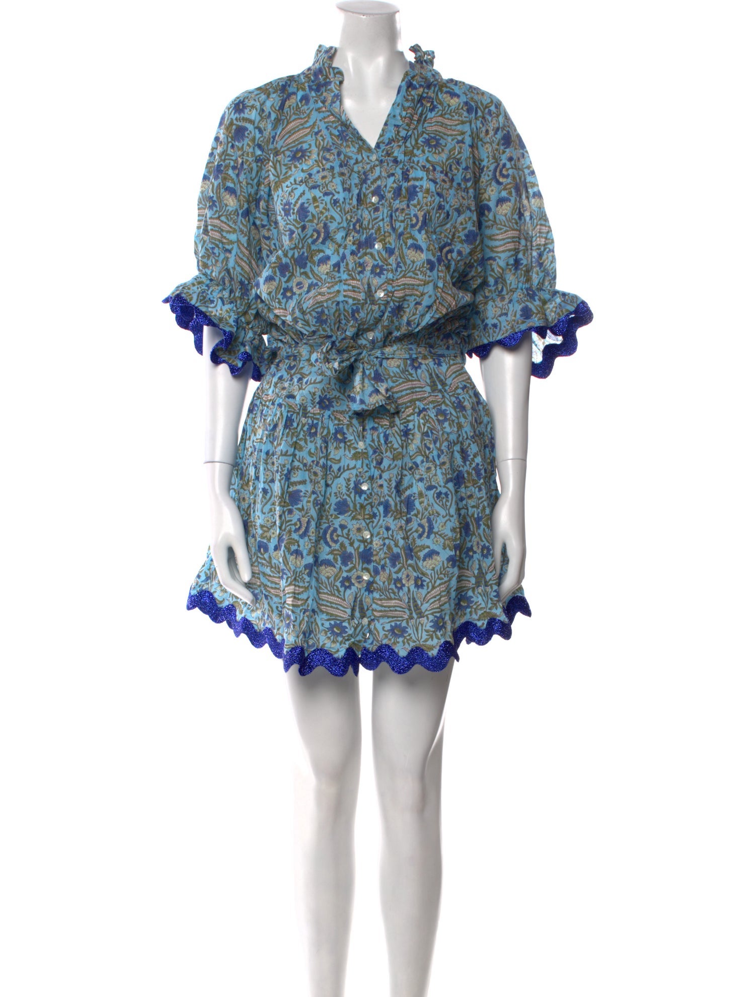 Juliet Dunn Printed Mini Dress w/ Tags
