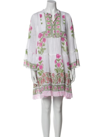 Juliet Dunn Printed Mini Dress