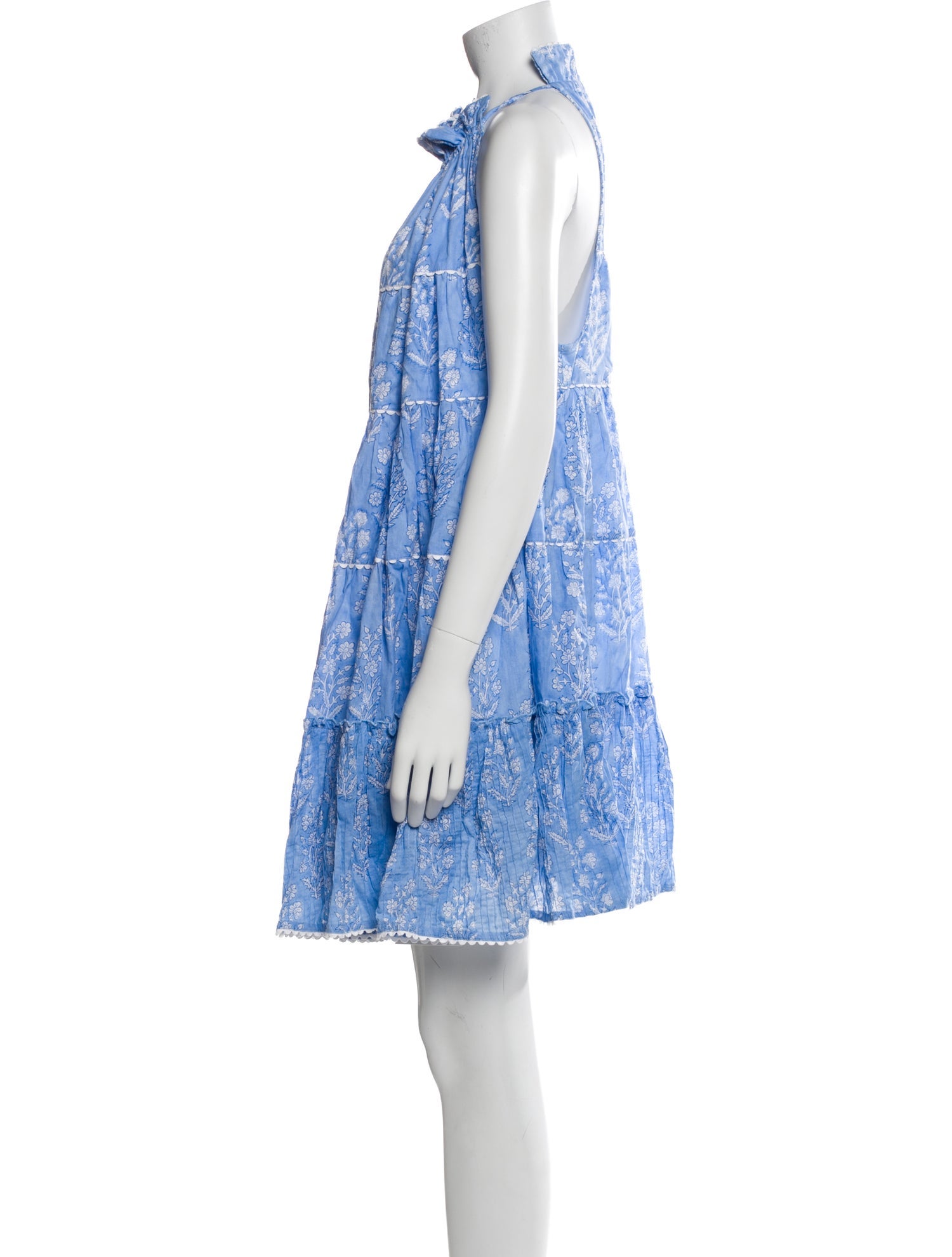 Juliet Dunn Paisley Print Mini Dress