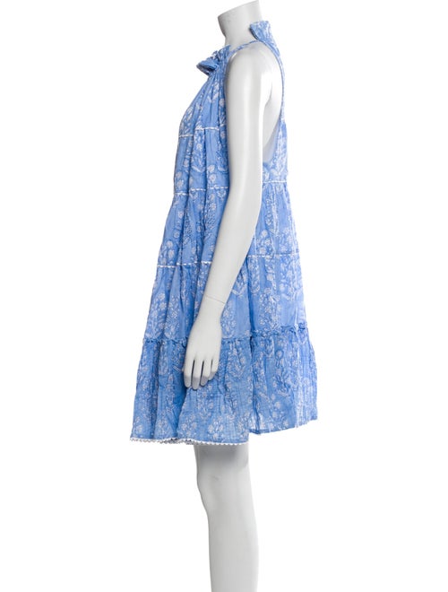 Juliet Dunn Paisley Print Mini Dress