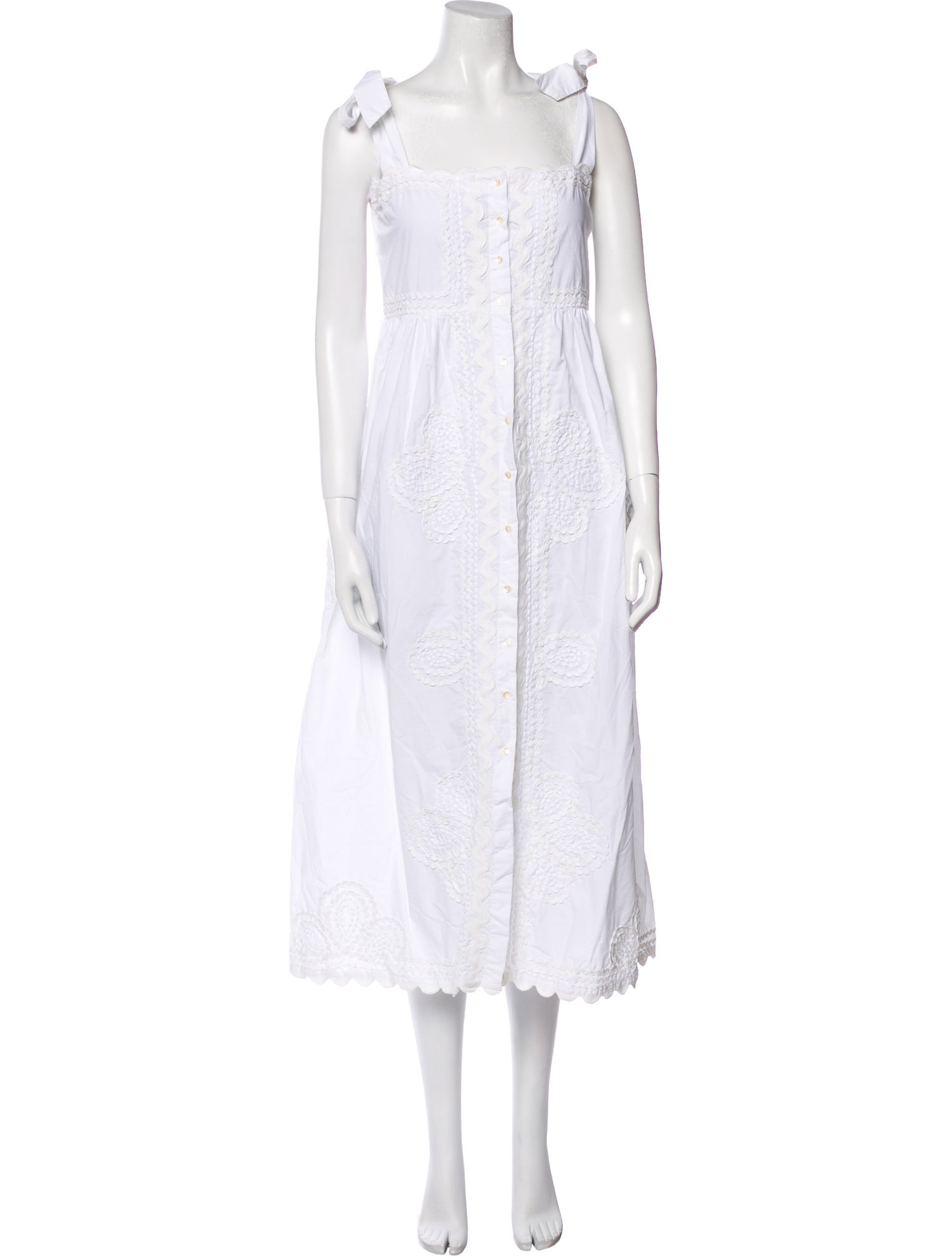 Juliet Dunn Square Neckline Long Dress