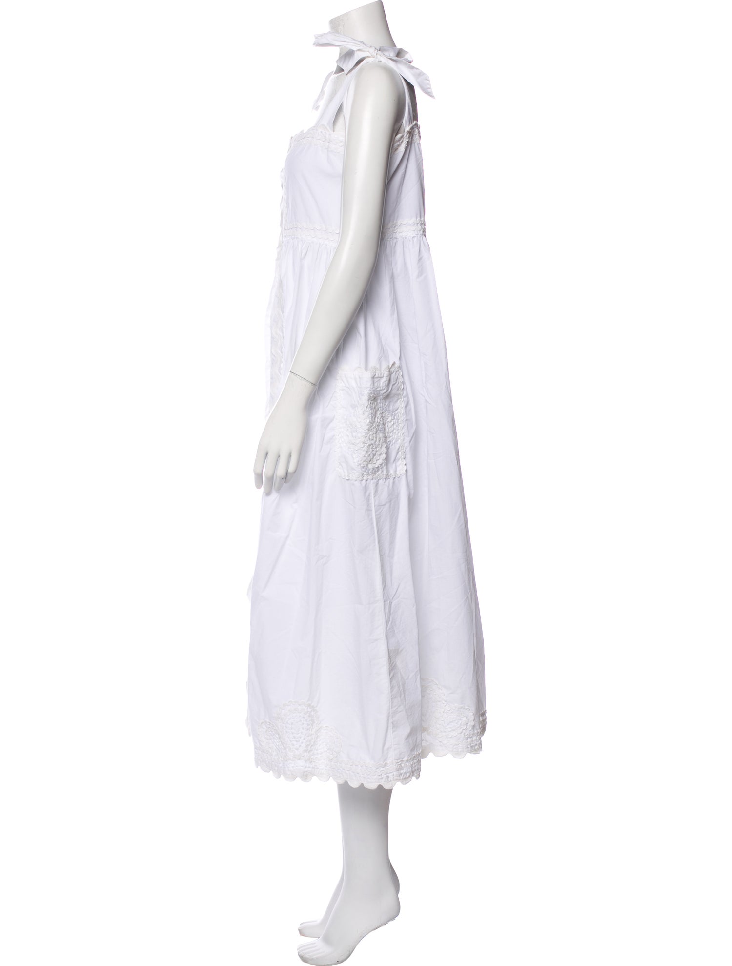 Juliet Dunn Square Neckline Long Dress