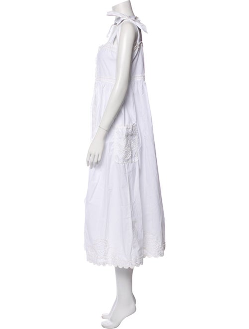 Juliet Dunn Square Neckline Long Dress