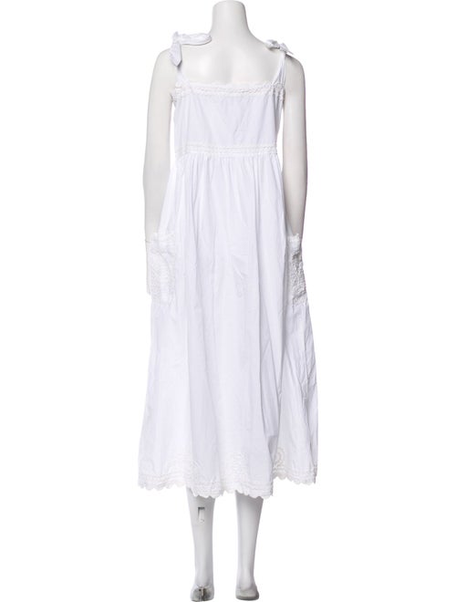 Juliet Dunn Square Neckline Long Dress