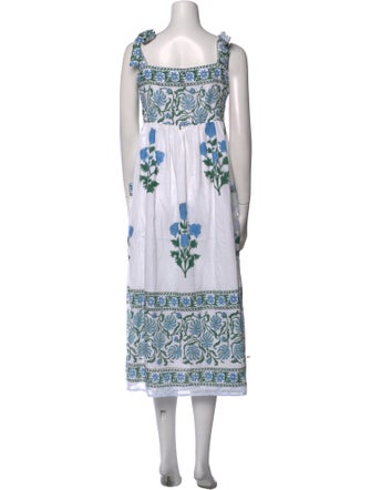 Juliet Dunn Printed Midi Length Dress
