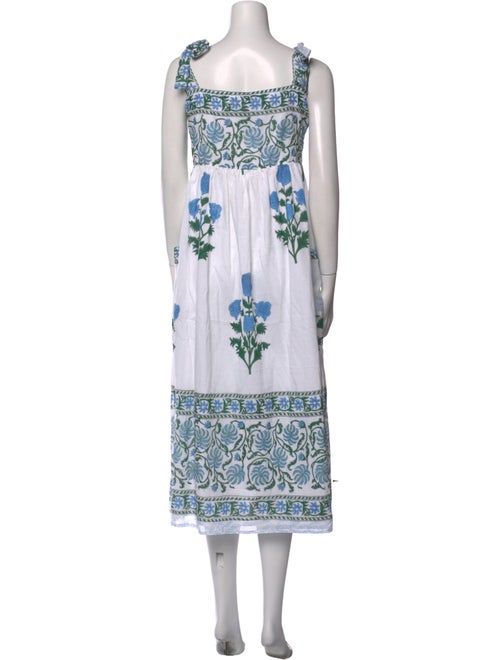 Juliet Dunn Printed Midi Length Dress