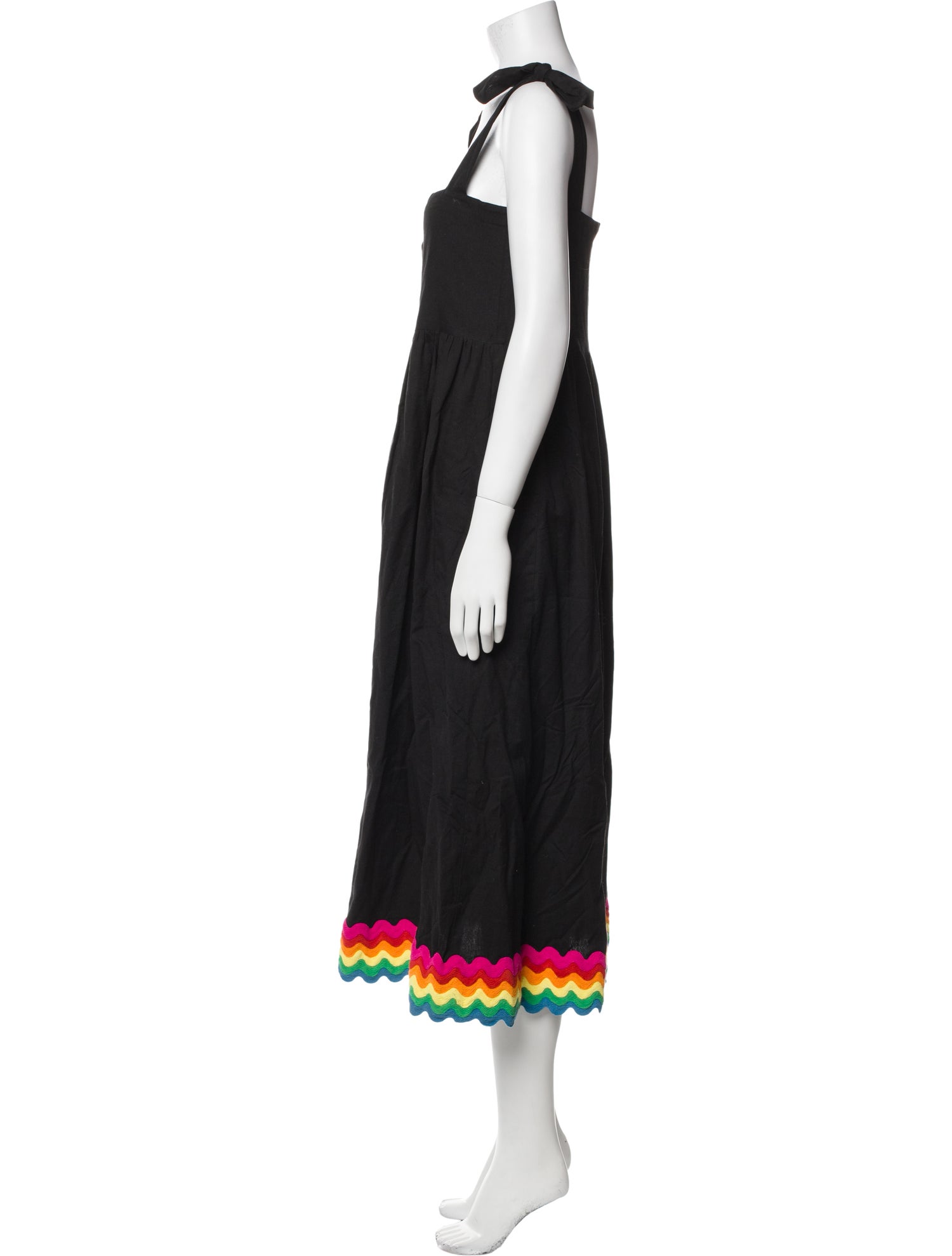 Juliet Dunn Square Neckline Long Dress w/ Tags