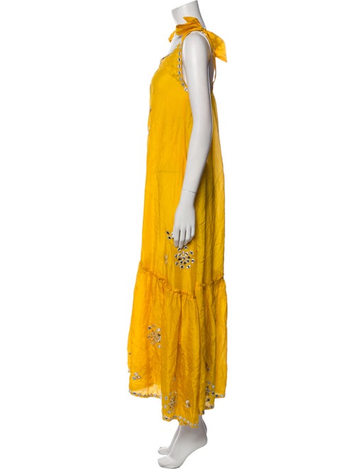 Juliet Dunn Silk Long Dress