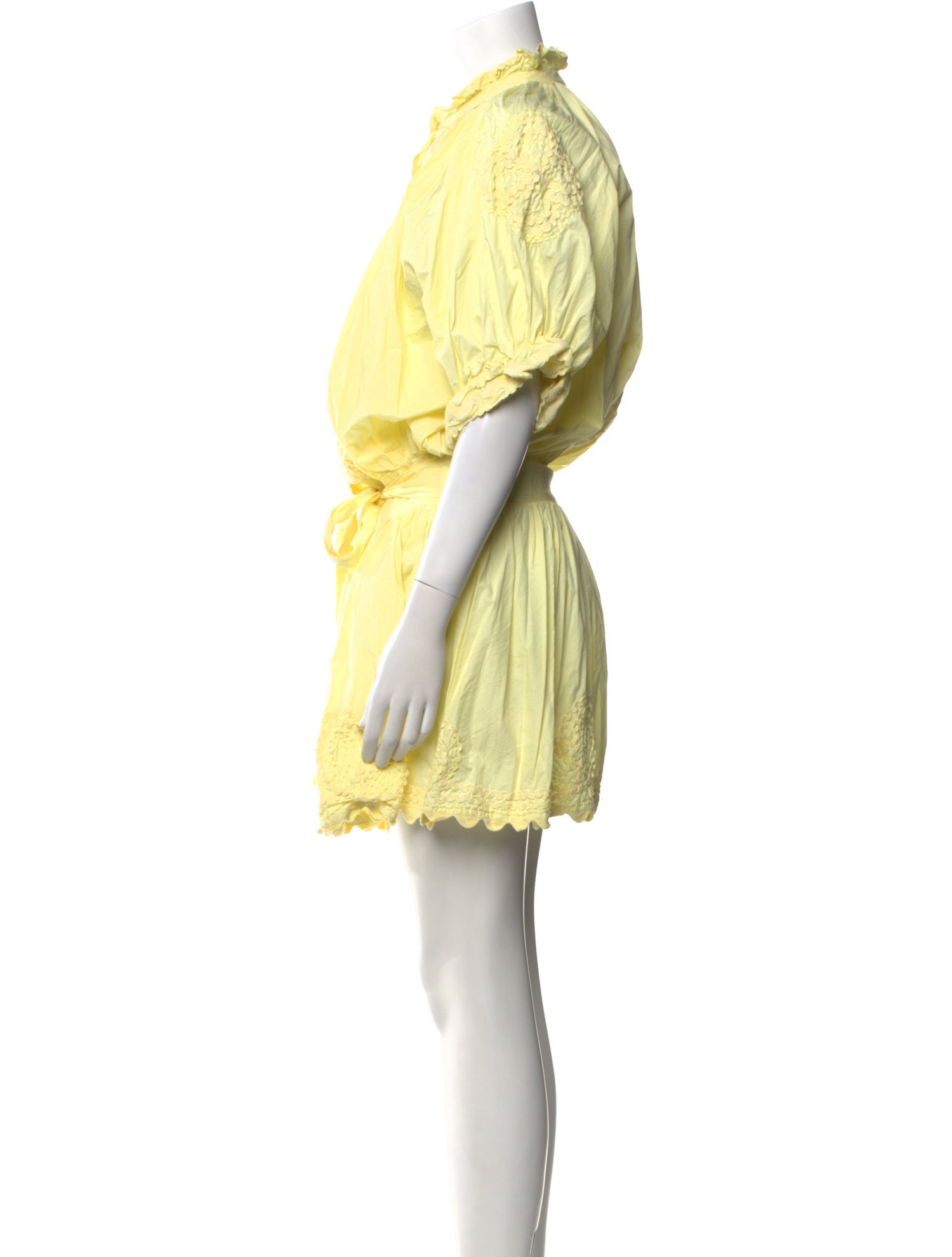 Juliet Dunn V-Neck Knee-Length Dress