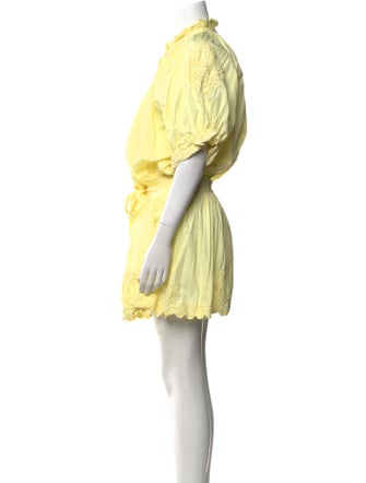 Juliet Dunn V-Neck Knee-Length Dress