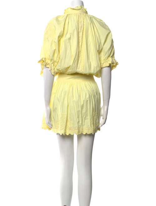 Juliet Dunn V-Neck Knee-Length Dress