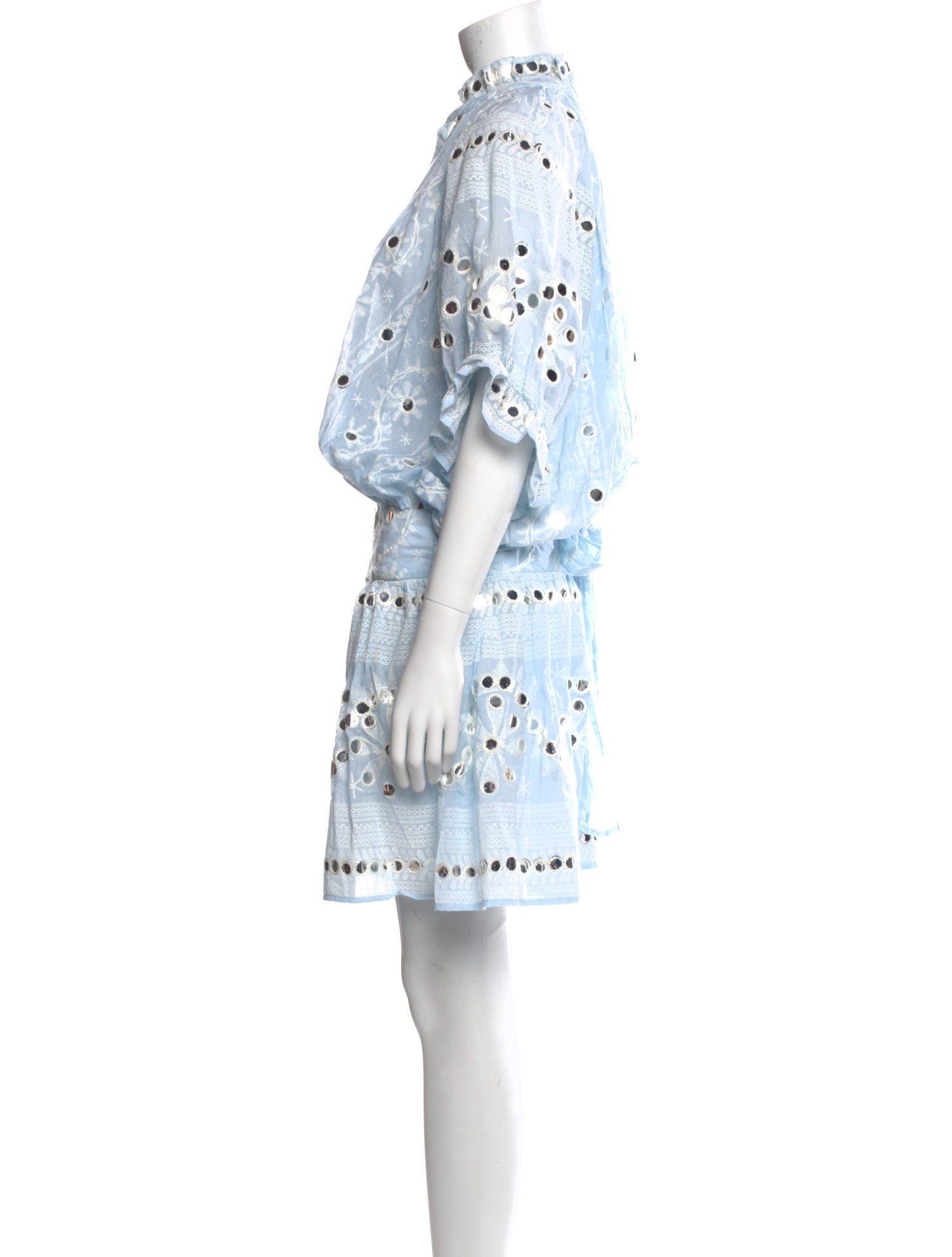 Juliet Dunn Printed Knee-Length Dress