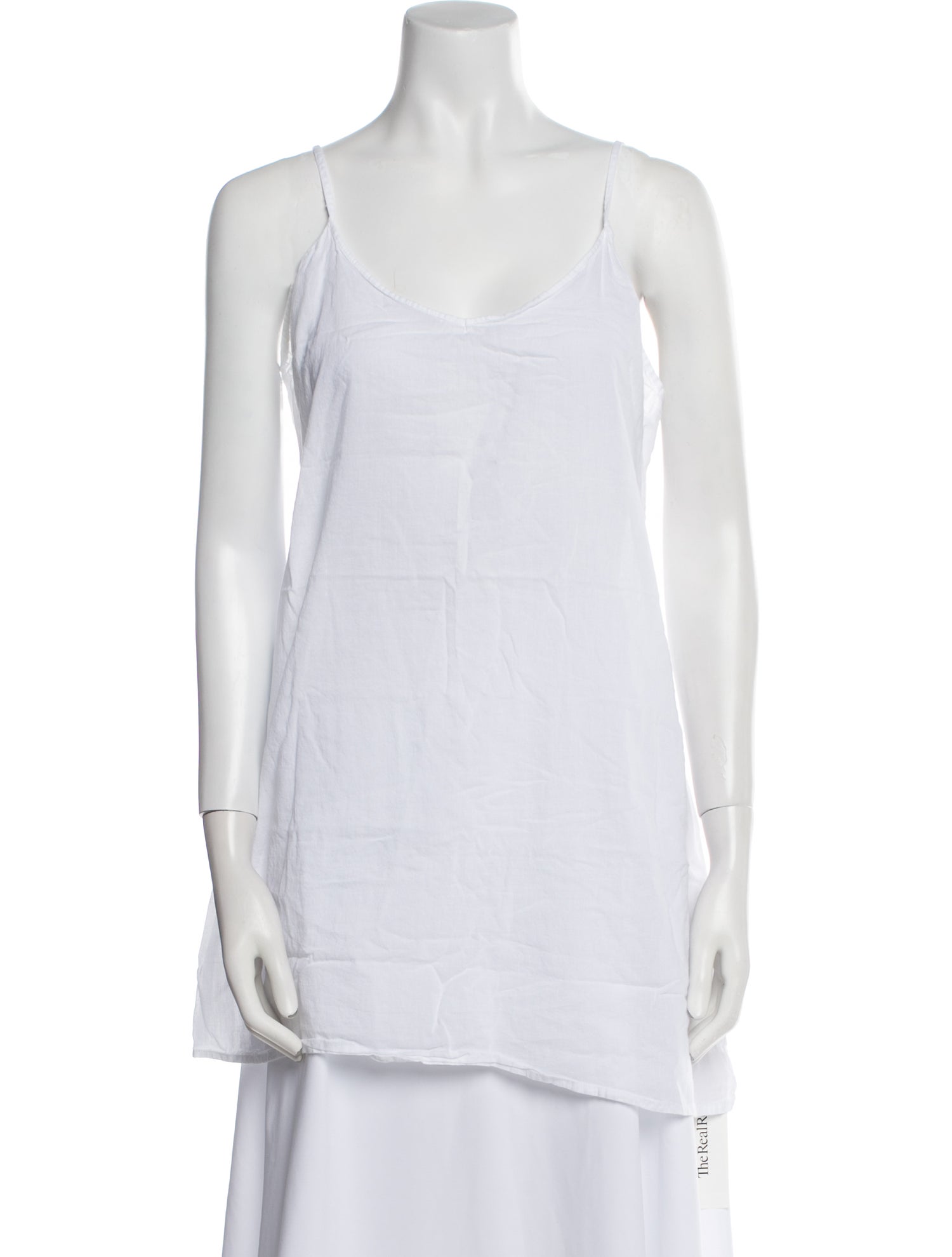 Juliet Dunn Scoop Neck Sleeveless Top