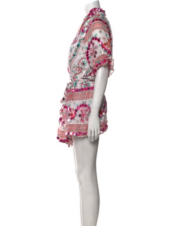 Juliet Dunn Printed Mini Dress