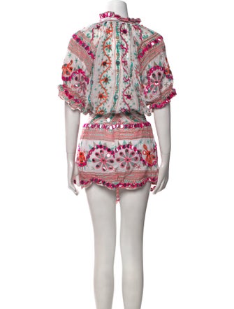 Juliet Dunn Printed Mini Dress