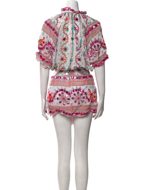 Juliet Dunn Printed Mini Dress