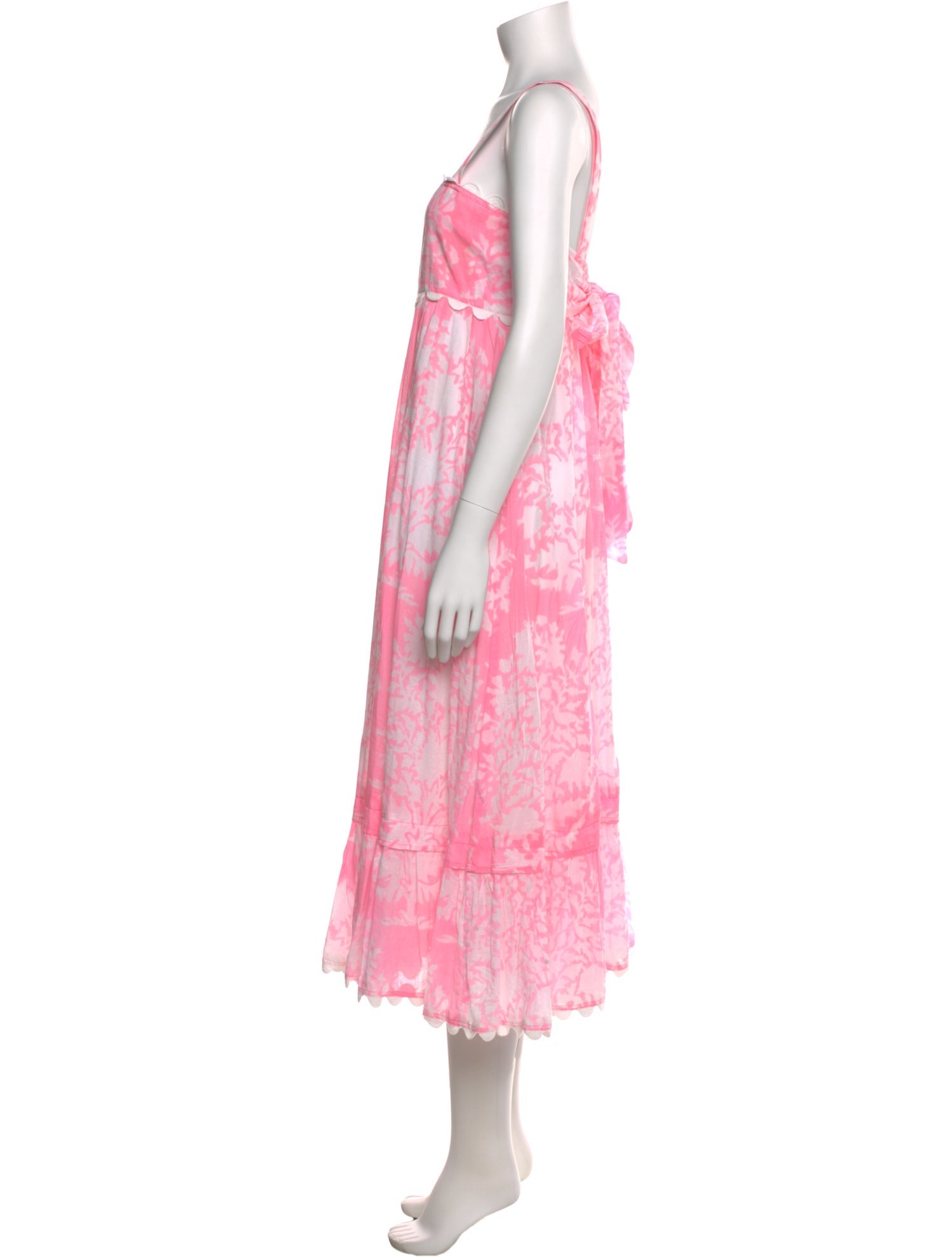 Juliet Dunn Printed Midi Length Dress