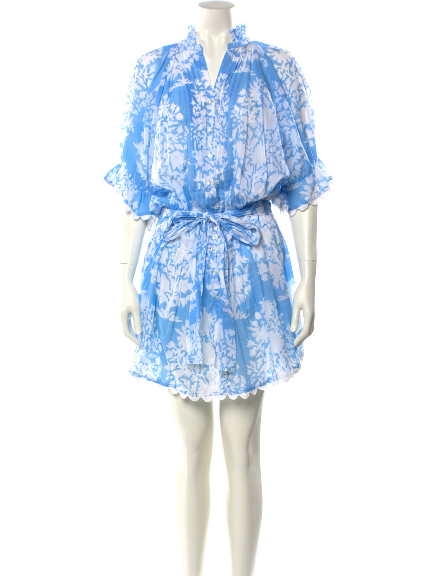 Juliet Dunn Printed Knee-Length Dress