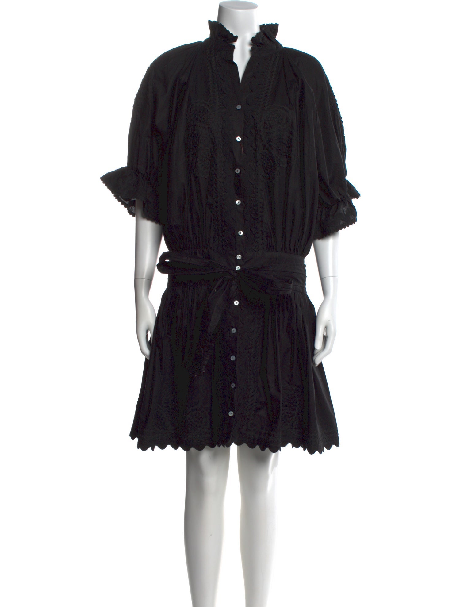 Juliet Dunn Mock Neck Knee-Length Dress w/ Tags