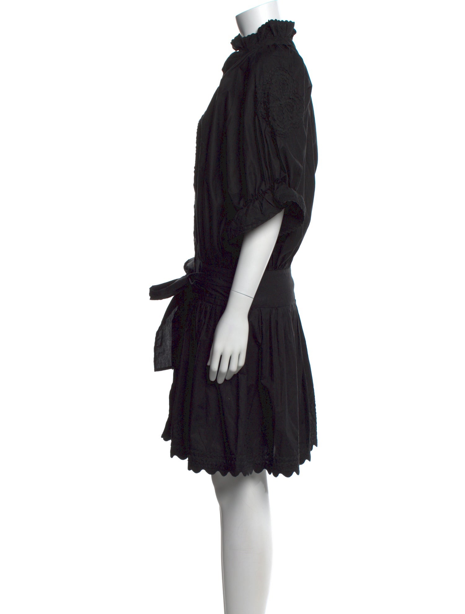 Juliet Dunn Mock Neck Knee-Length Dress w/ Tags