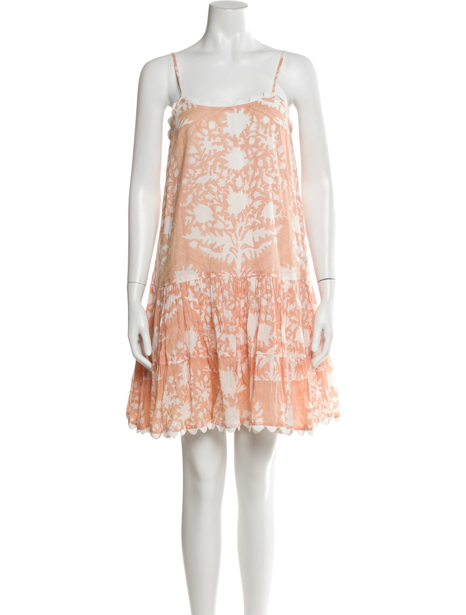 Juliet Dunn Floral Print Mini Dress