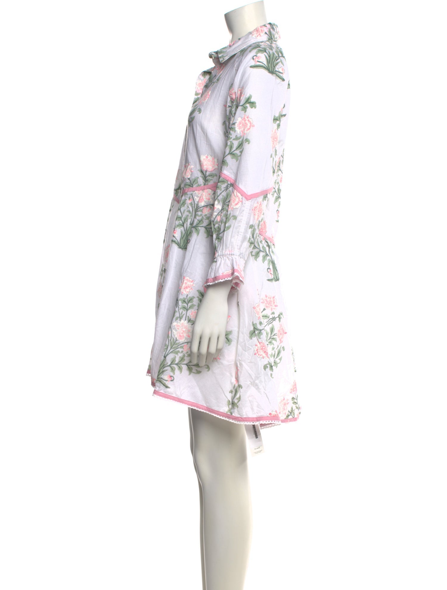 Juliet Dunn Floral Print Mini Dress