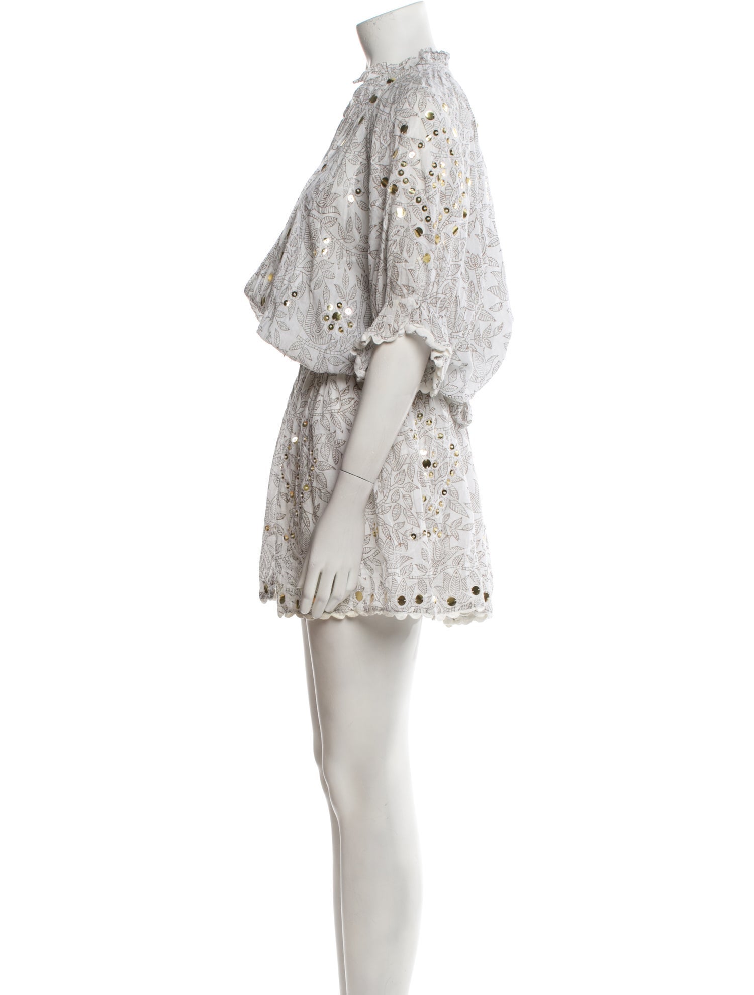 Juliet Dunn Printed Mini Dress