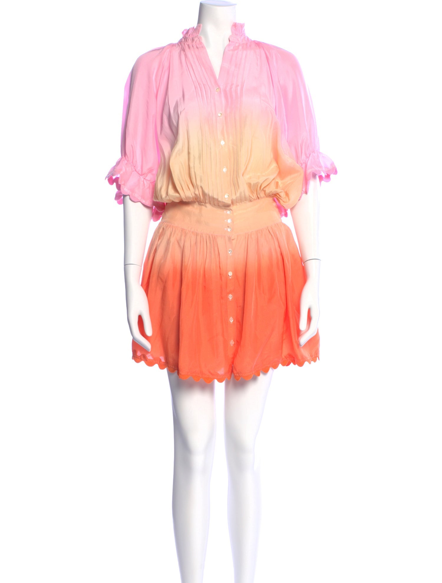 Juliet Dunn Silk Mini Dress