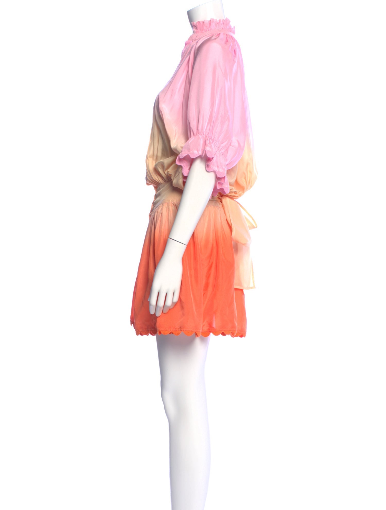 Juliet Dunn Silk Mini Dress