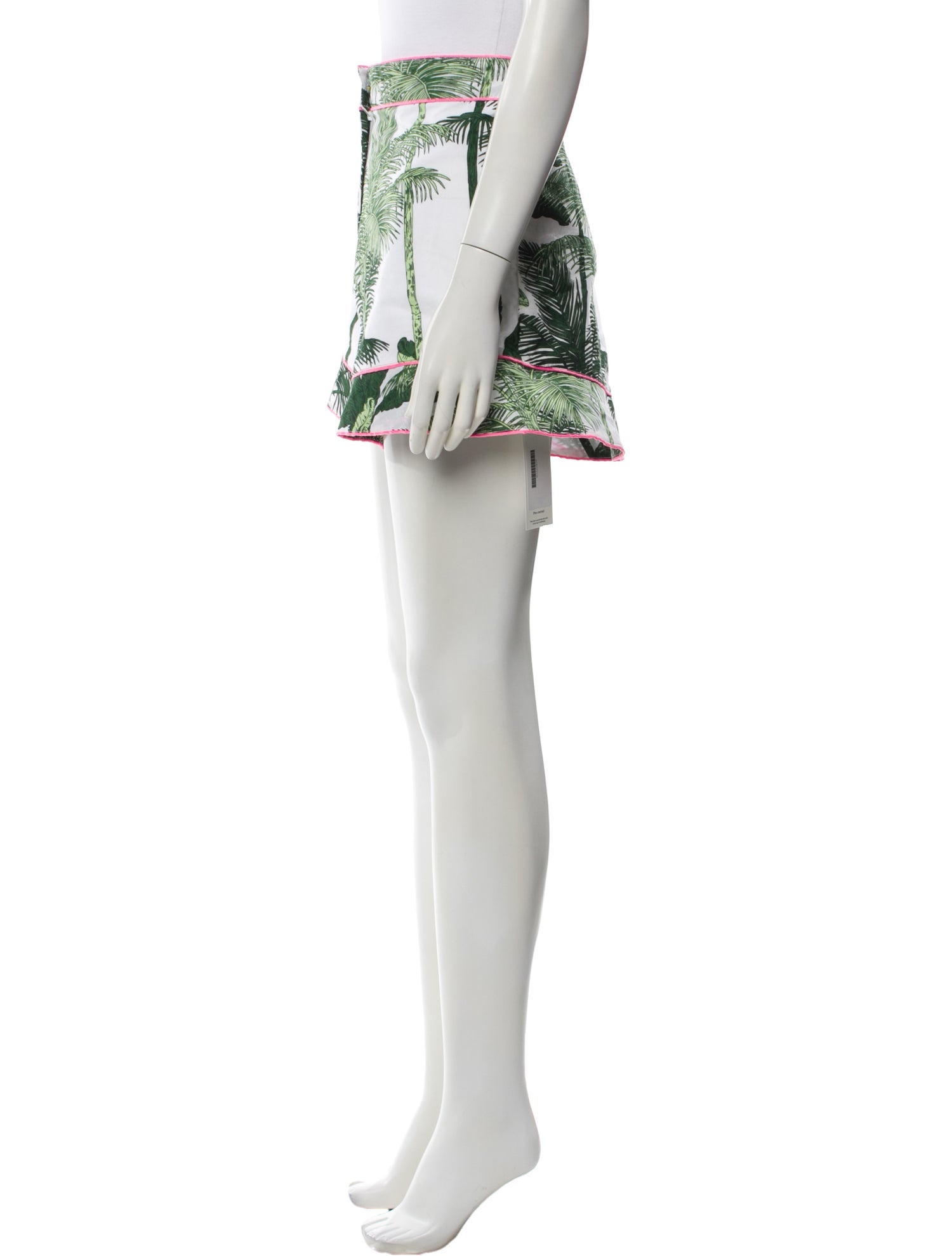 Juliet Dunn Printed Mini Shorts