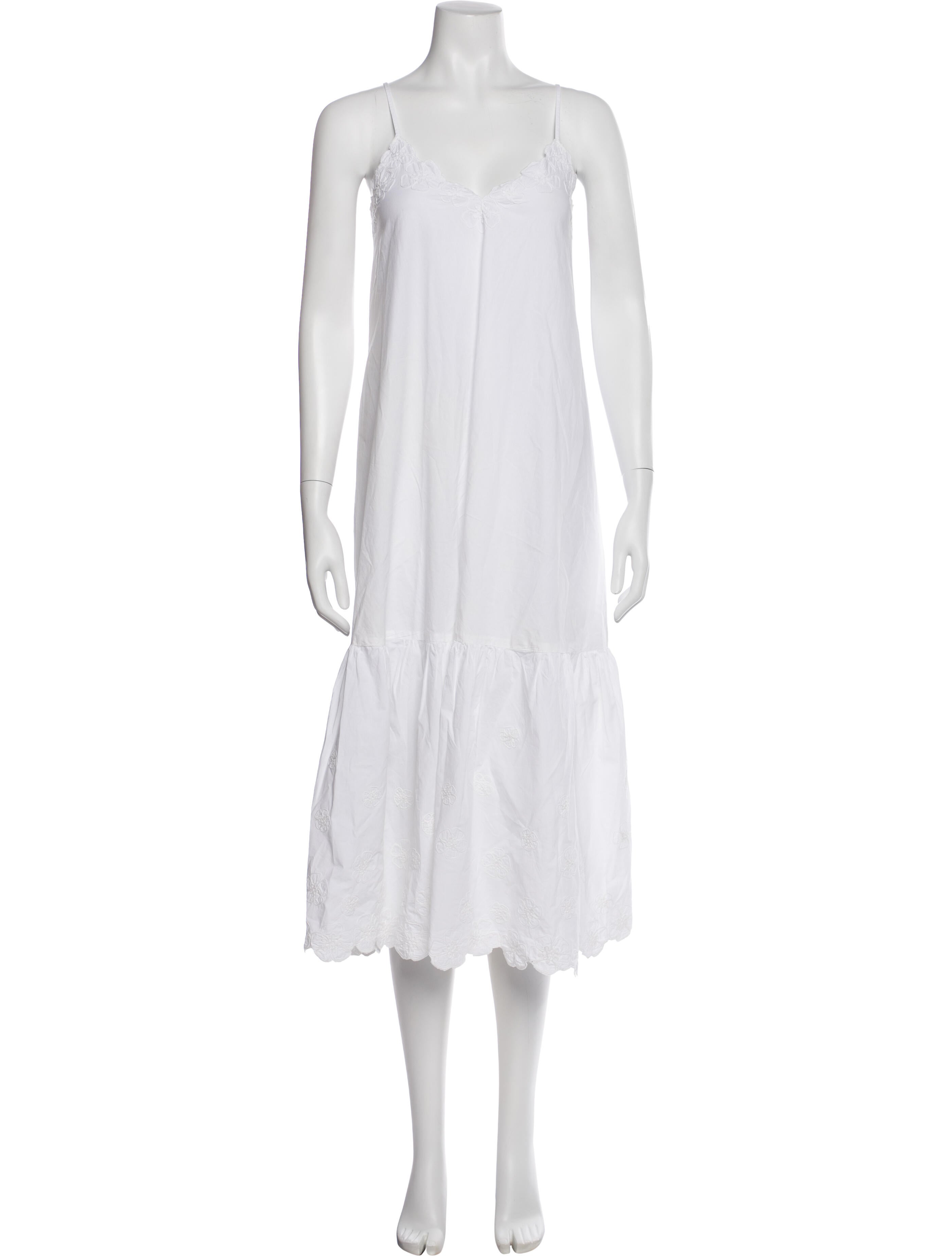 Juliet Dunn V-Neck Long Dress