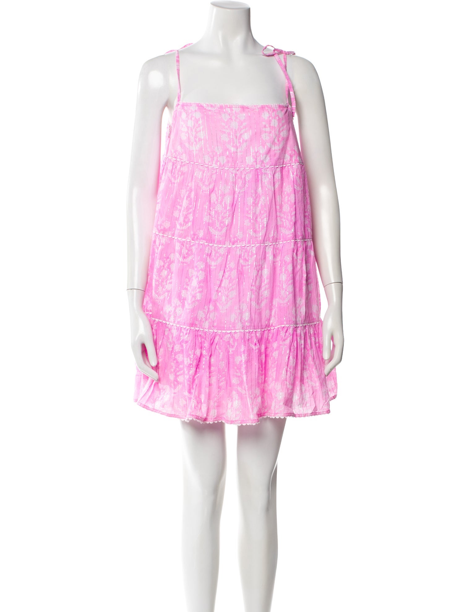 Juliet Dunn Printed Mini Dress