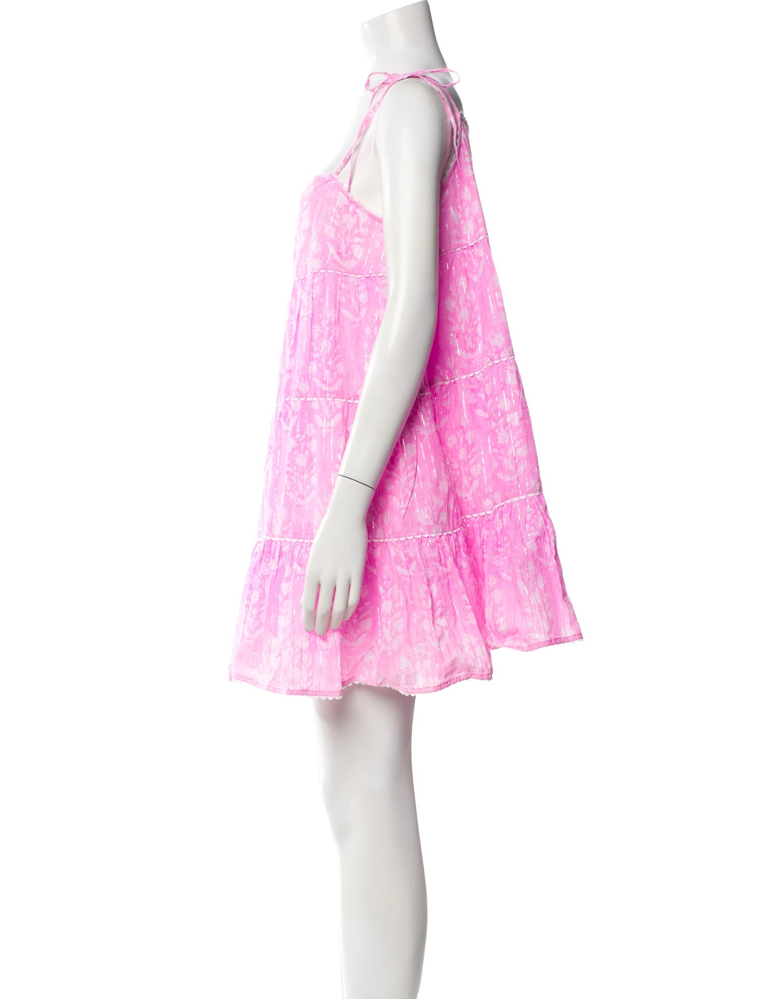 Juliet Dunn Printed Mini Dress