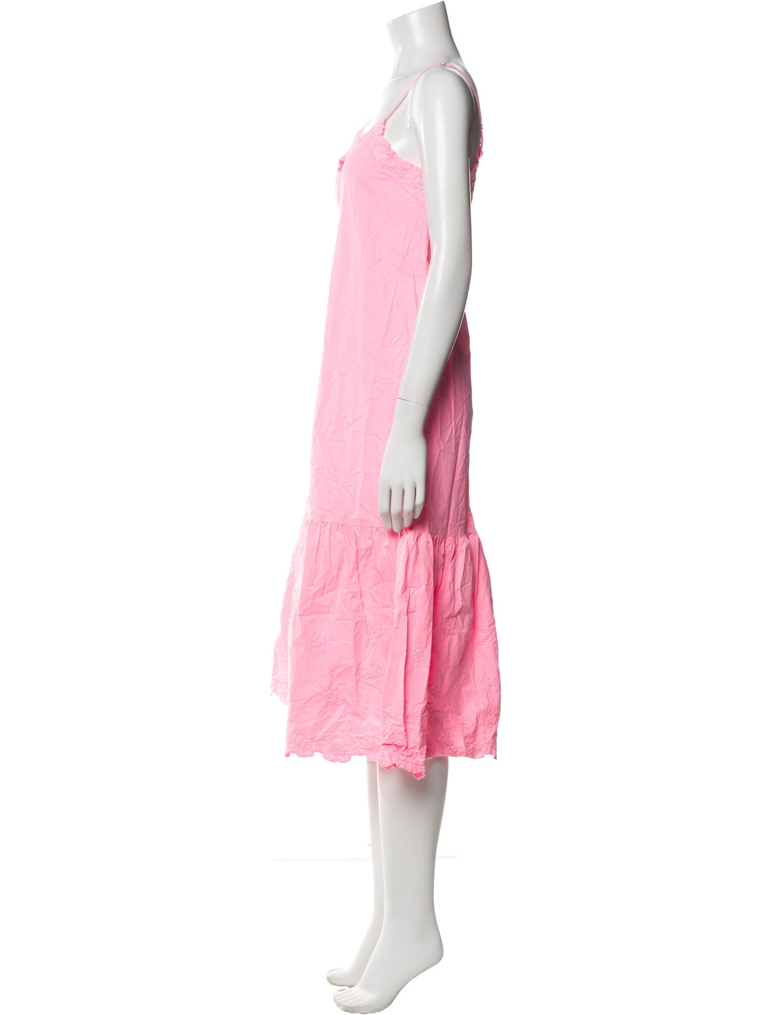 Juliet Dunn V-Neck Knee-Length Dress