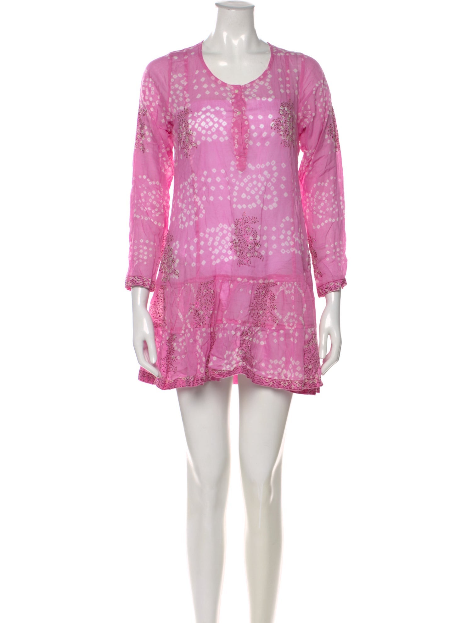 Juliet Dunn Printed Mini Dress