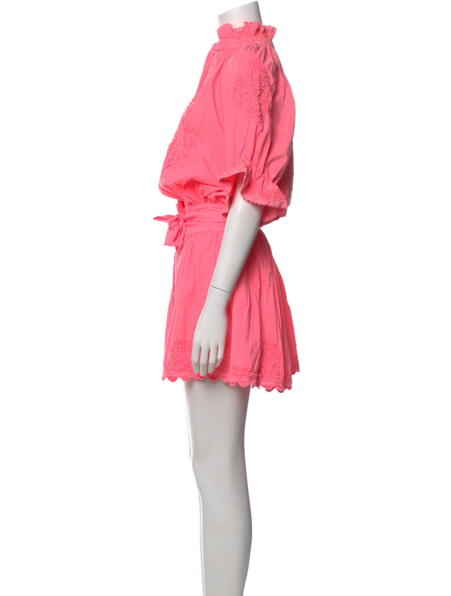 Juliet Dunn V-Neck Mini Dress