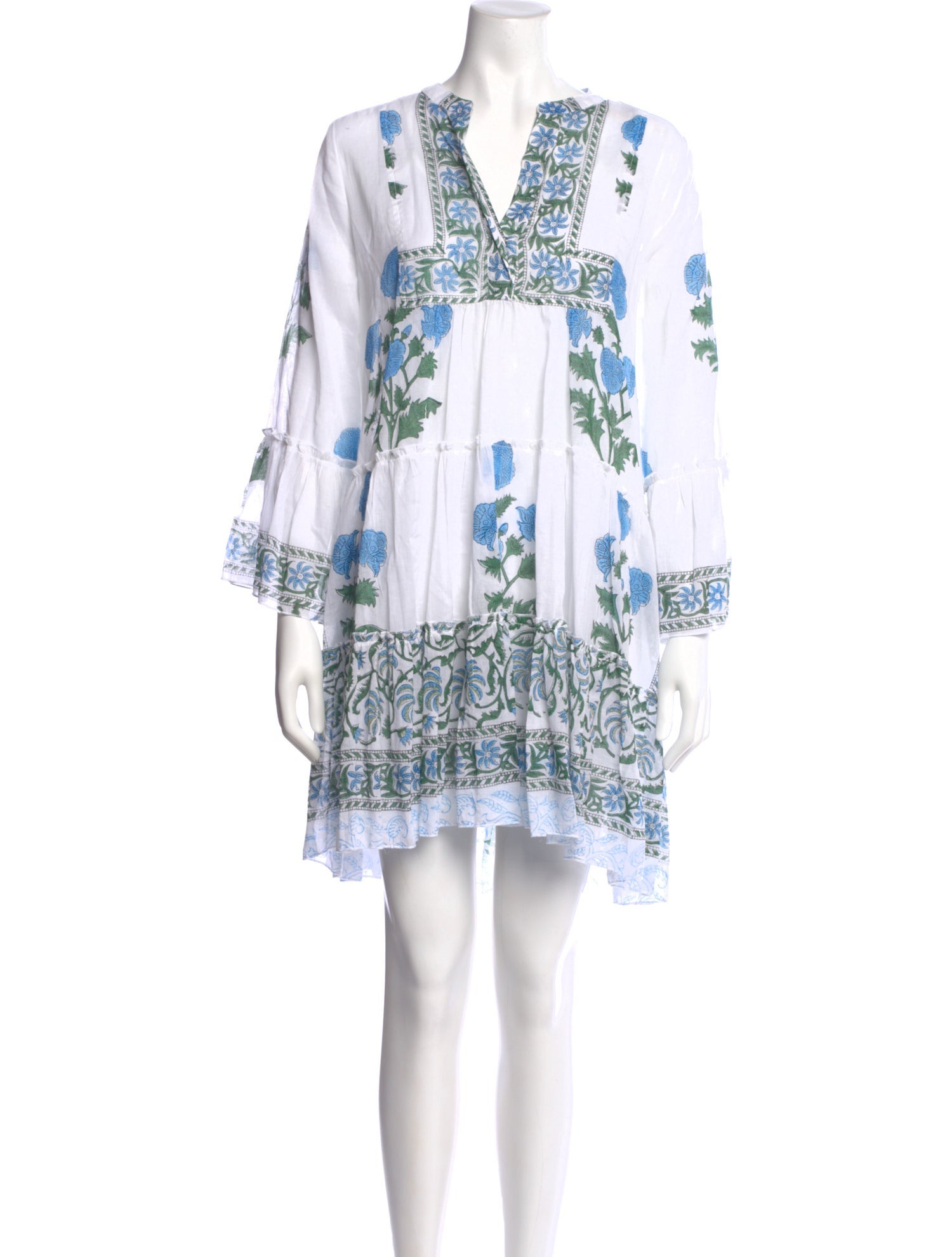 Juliet Dunn Printed Mini Dress